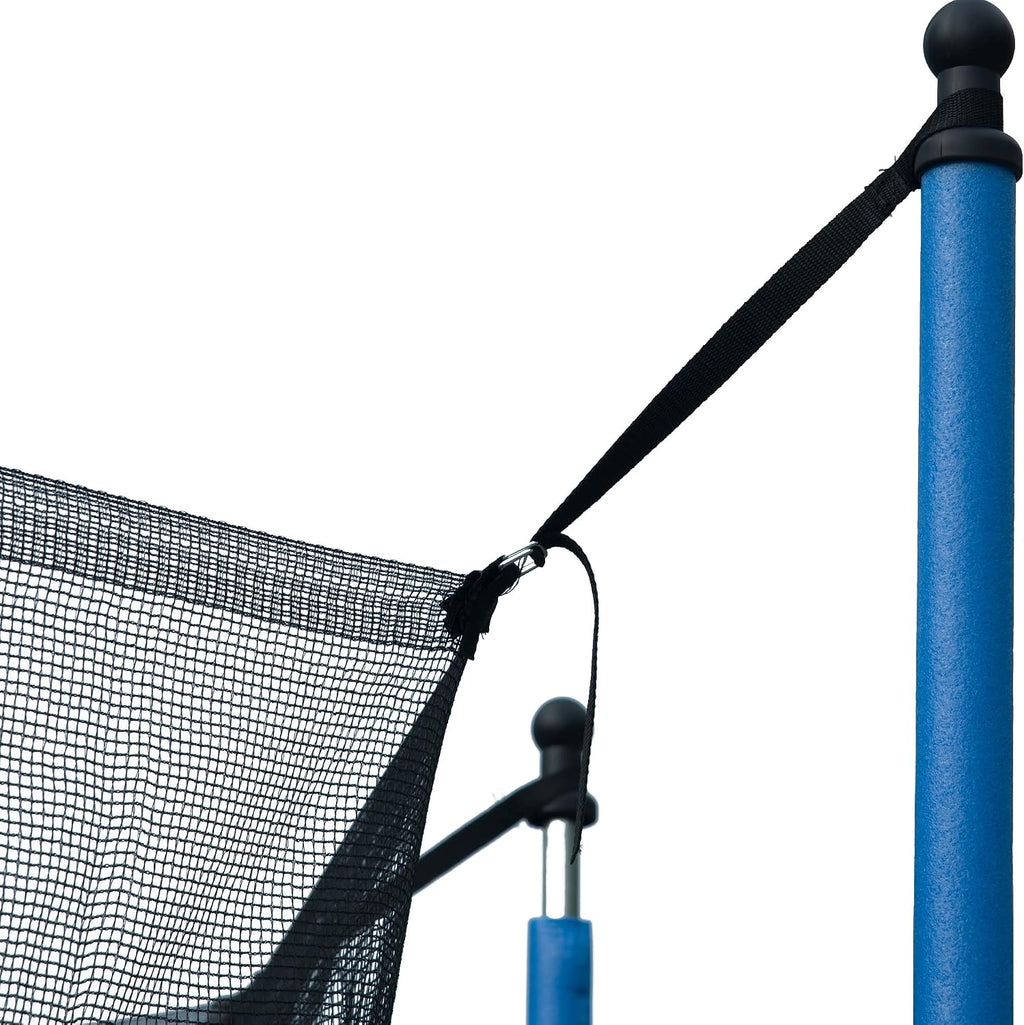 Evedy 16FT 14FT 12FT Trampoline Set with Swing, Slide, Basketball Hoop,Sports Fitness Trampolines with Enclosure Net