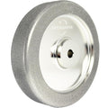 4 in 1 Plus CBN Grinding Wheel 8 inch 80 Grit,1.5' Wide,5/8' Arbor,for Sharpening Woodturning Tools、High Speed Steel Tools (80 Grit)