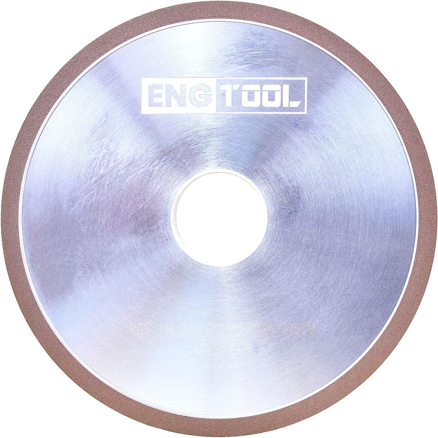 MaxTool 6' 1A1 Plain Diamond Wheel; Bore 1.25' Width 1/2' Grit150 Resin Bond Abrasive/CNC Machine Wheels for grinding or re-sharpening carbide tools