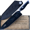 Dalstrong Game of Thrones Night's Watch 8' Chef Knife — German X50CRMOV15 Steel, Black TiN-Coated, G-10 Handle — Officially Licensed — For GoT Fans, Collectors & Real Kitchen Use
