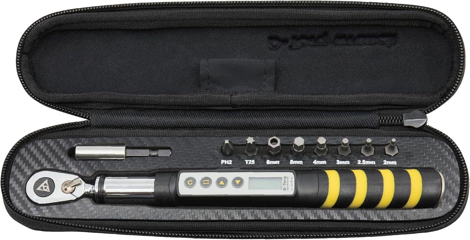 TOPEAK D-Torq Digital Bike Torque Wrench, Silver, Grey