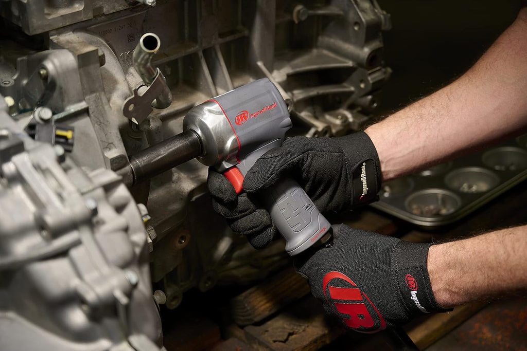 Ingersoll Rand 36QMAX 1/2 Air Impact Wrench, Quiet Technology, Torque Output Up to 640 ft lbs, Ultra Compact, Lightweight 2.4 lbs, Max Control, Gray