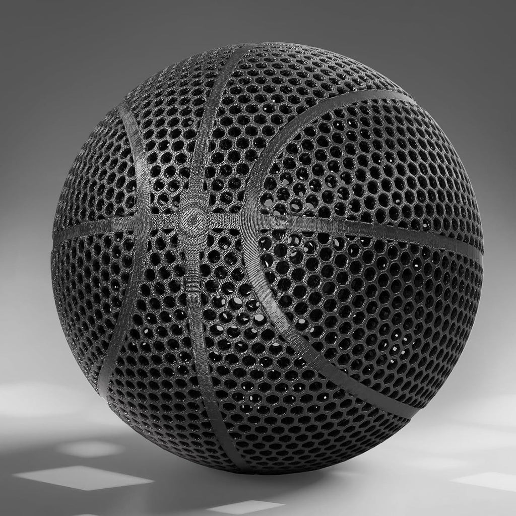3D Printed Basketball-Airless Basketball,Ultra - Quiet & No Pump Needed,High Bounce,Official Size7,Indoor, Gym & Outdoor Use