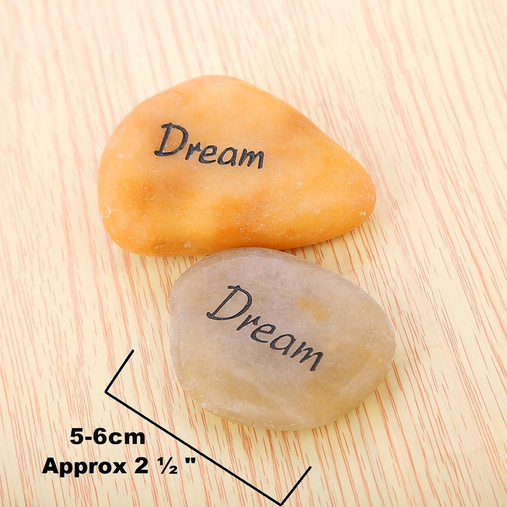 200PCS Customized Engrave Personalized Assorted Bulk, Custom Engraved River Rocks, Create Your Own Great Gift Ideas, Customizable Inspirational Prayer Stones 200 pcs/Pack, 1.5'-2'