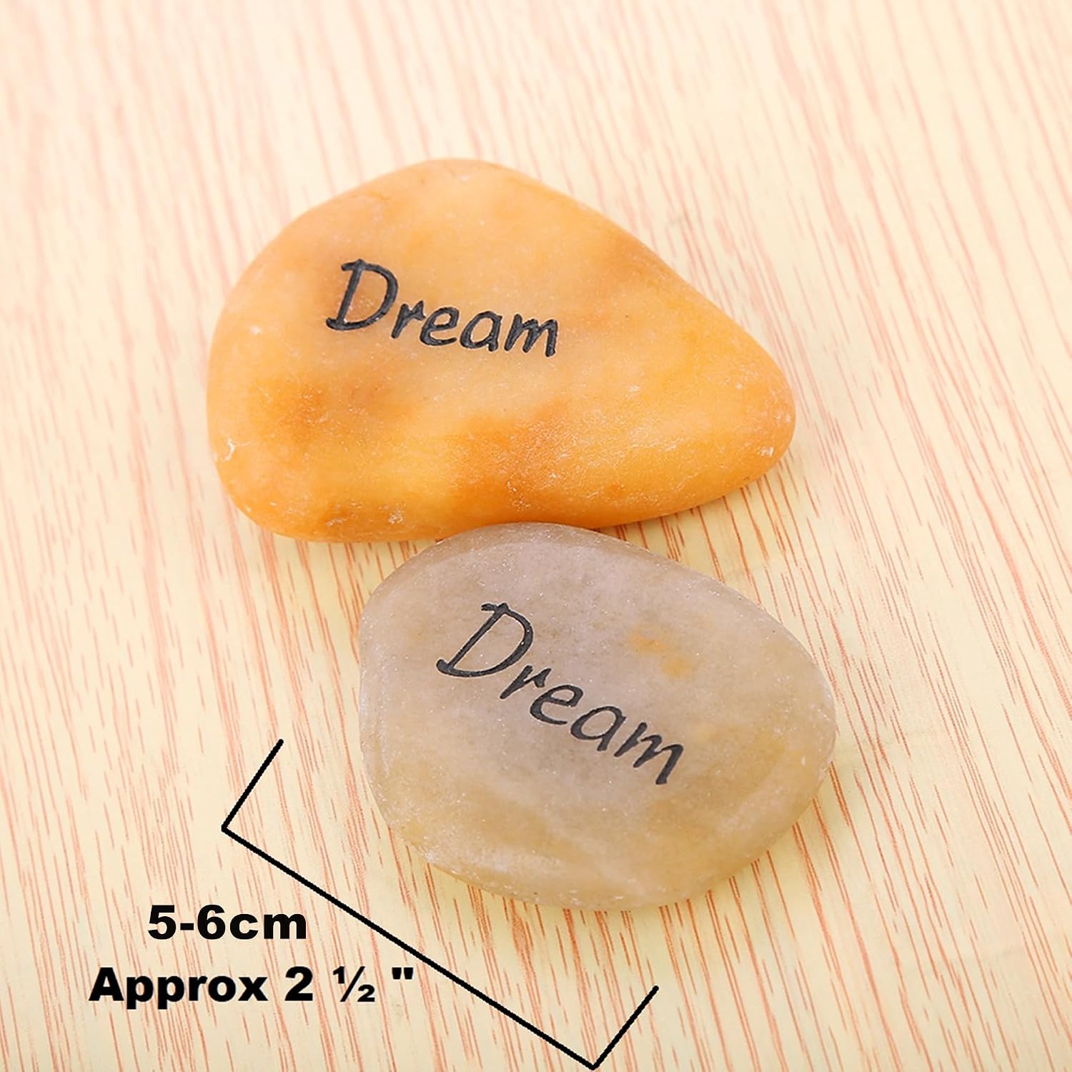 200PCS Customized Engrave Personalized Assorted Bulk, Custom Engraved River Rocks, Create Your Own Great Gift Ideas, Customizable Inspirational Prayer Stones 200 pcs/Pack, 1.5'-2'