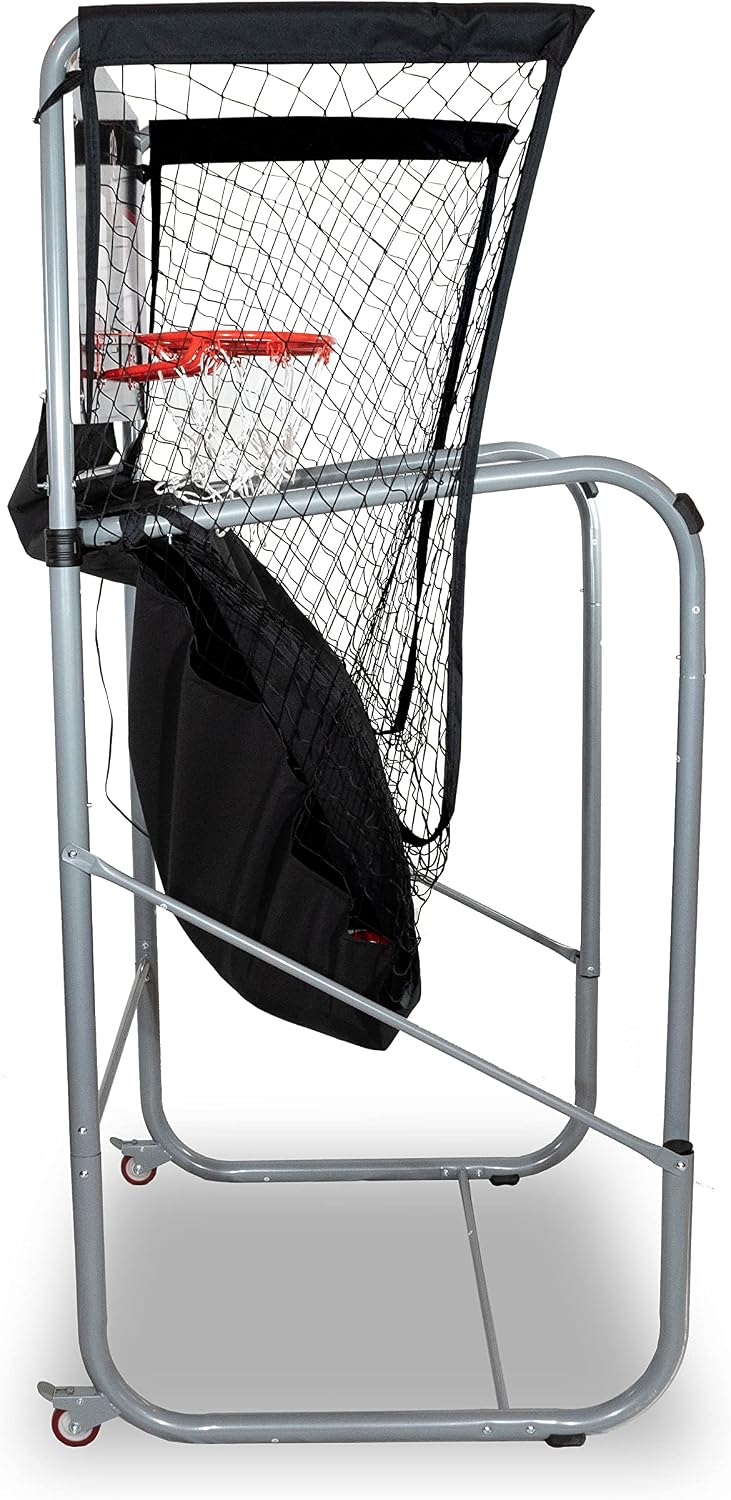 Pop-A-Shot - Home Dual Shot | Arcade Basketball Game for Home | Sensor Scoring Hoop, 16 Game Modes, 7 Balls | Foldable for Easy Storage | Fun for All Players