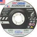 United Abrasives-SAIT 20062 A46N Aluminum Grinding Wheel (Type 27/Depressed Center) 4 1/2' x 1/4' x 7/8', 25-Pack