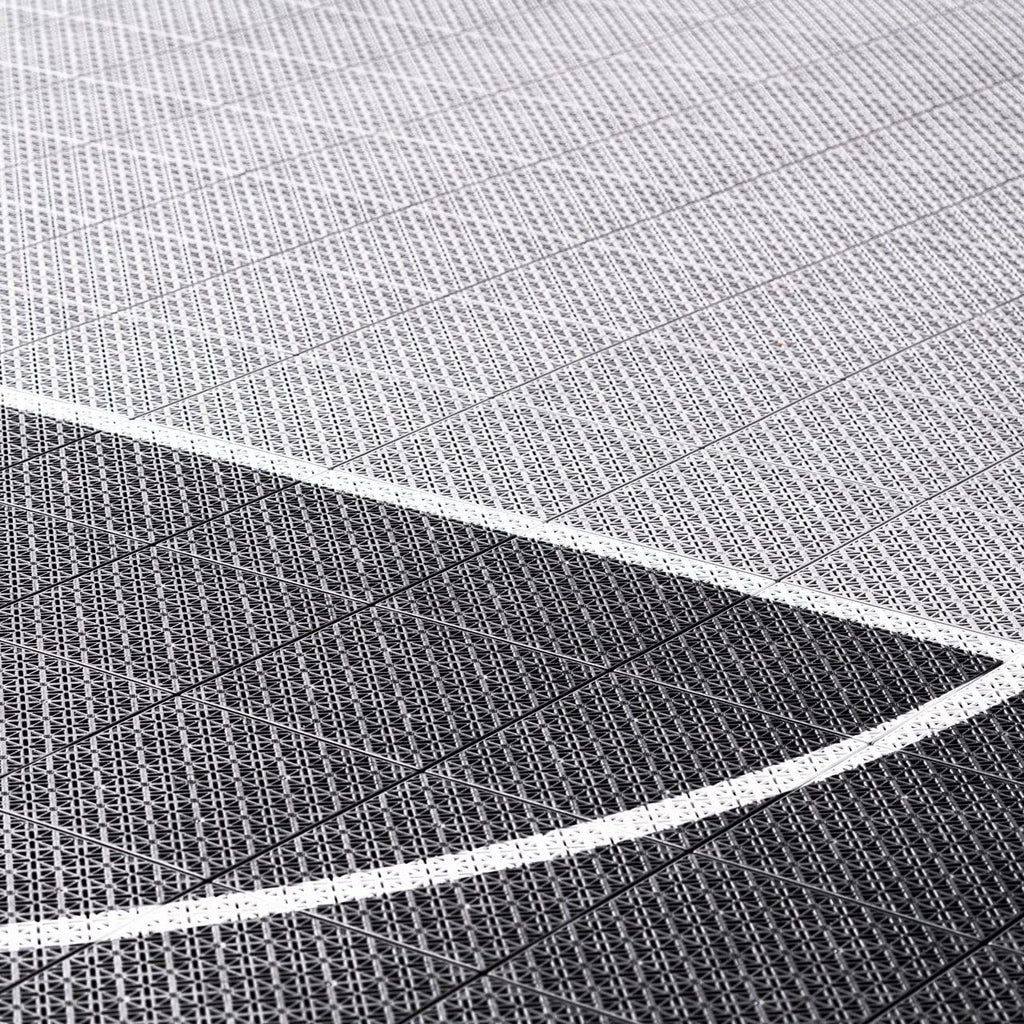 FORZA Basketball Court Modular Floor Tile [FIBA/NBA Standard] | Premium Outdoor Basketball Flooring for Home Courts