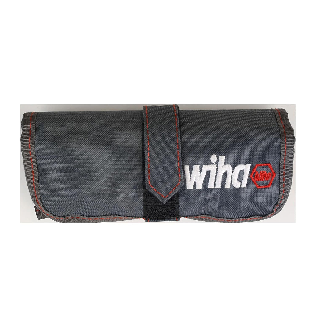 Wiha 28792 Insulated Torque Control Driver & SlimLine Blade Set, 16 Piece, 18–62 in-lb, Slotted, Phillips, Torx & Square, 1000V VDE