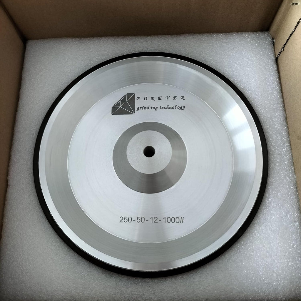 Resin Diamond Grinding Wheel for Tormek T8/T7 Grinder for Sharpening and Polishing Knives, D250 * T50 * H12 * X5 mm, 80-10000 Grit (15µm,1000 Grit)