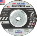 United Abrasives-SAIT 20162 A46N Aluminum Grinding Wheel (Type 27/Depressed Center) 4 1/2' x 1/4' x 5/8-11', 10-Pack