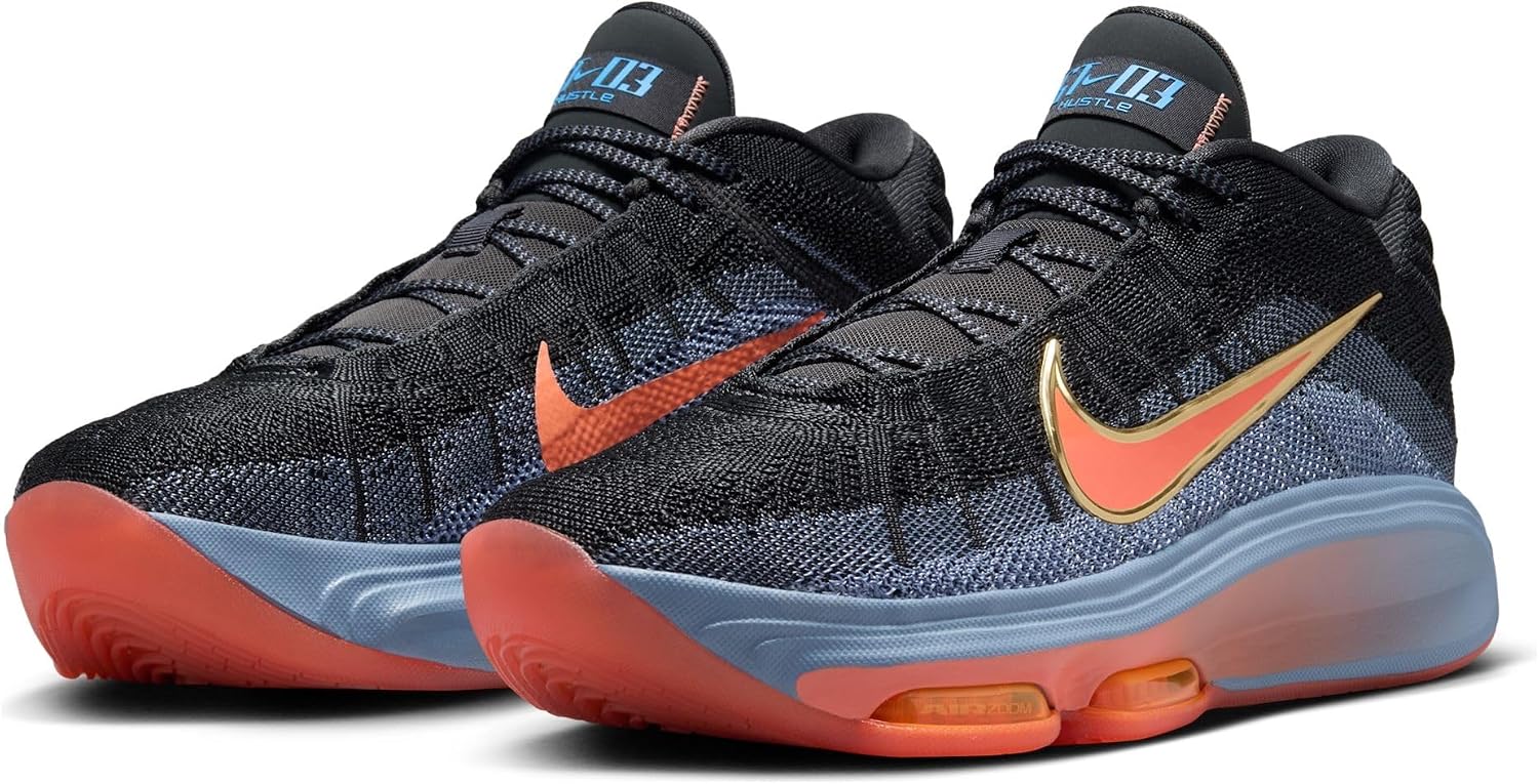 Nike Men's G.T. Hustle 3 Electric Basketball Shoes, Multi-Color