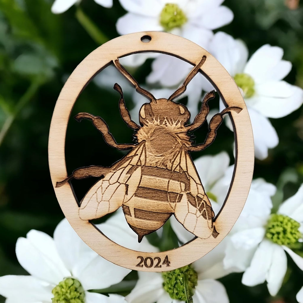 10PK Bumble Bee Ornaments for Tree, Personalized Bee Gifts for Beekeepers, Bee Keeping Gift Ideas, Unique Summer Christmas Decorations, Bumblebee Christmas Ornaments