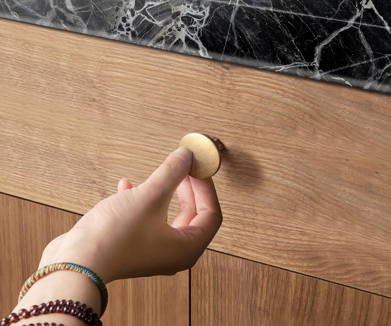 Goo-Ki 6 Pack 12-3/5 Inch （320mm） Hole Center Cabinet Pulls Champagne Bronze Zinc Alloy Kitchen Drawer Pulls Drawer Handles 13.05 Inch Length 2202-UBR-320