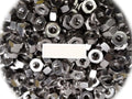 (Qty 250pcs) 1/4-20 Coarse Thread 18-8 Stainless Steel Heavy Hex jam Nuts 1/4x20 UNC Multi-Purpose Comprehensive Hardware Fastener Assortment Kit Cit02523Riv