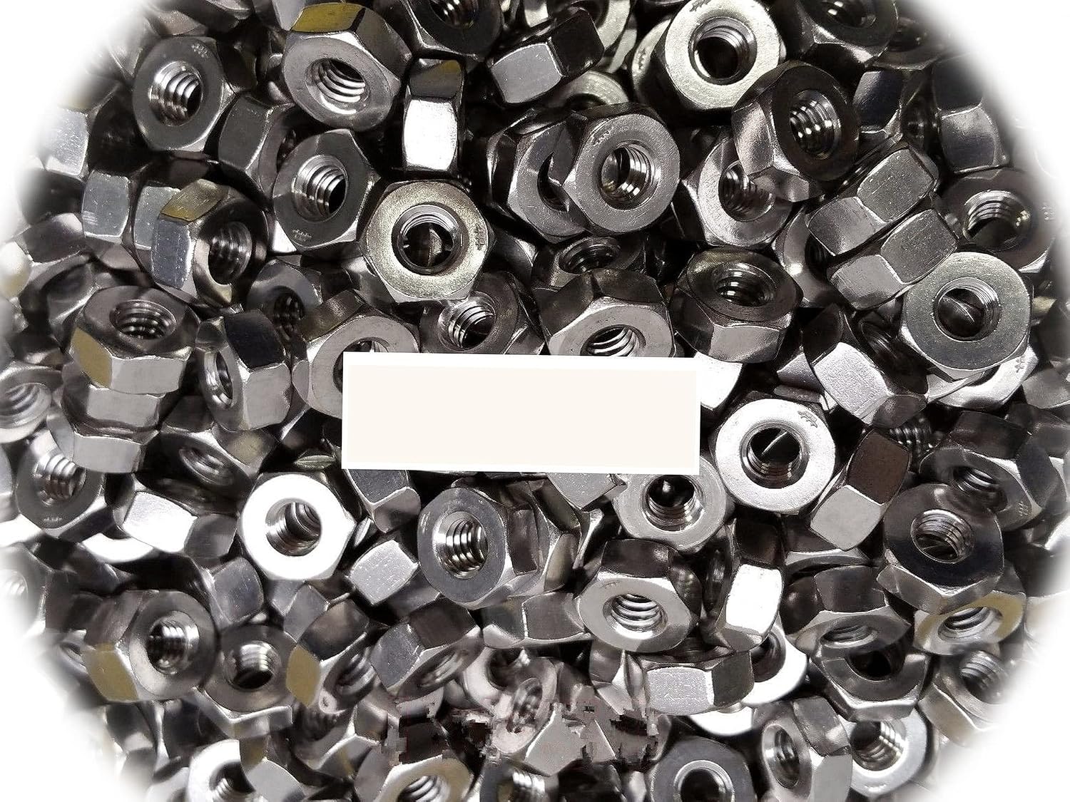 (Qty 250pcs) 1/4-20 Coarse Thread 18-8 Stainless Steel Heavy Hex jam Nuts 1/4x20 UNC Multi-Purpose Comprehensive Hardware Fastener Assortment Kit Cit02523Riv