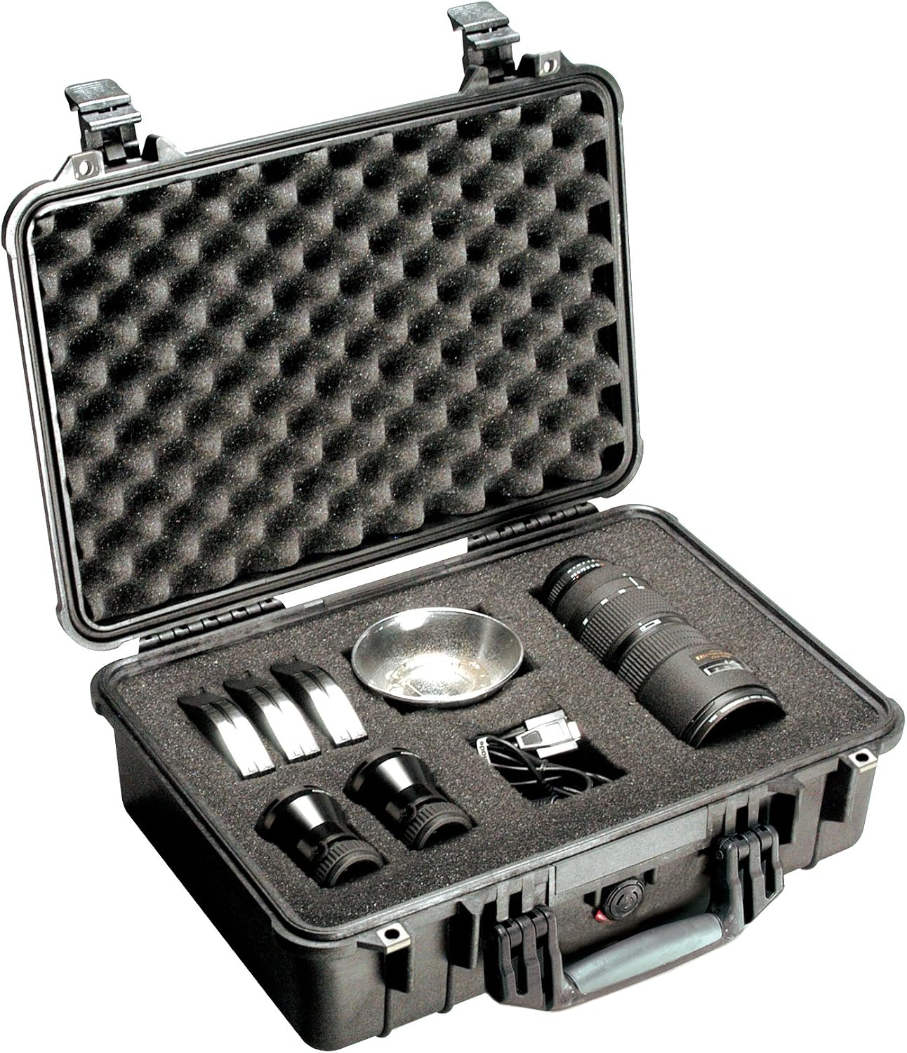 Pelican 1500 Case With Foam (Yellow)