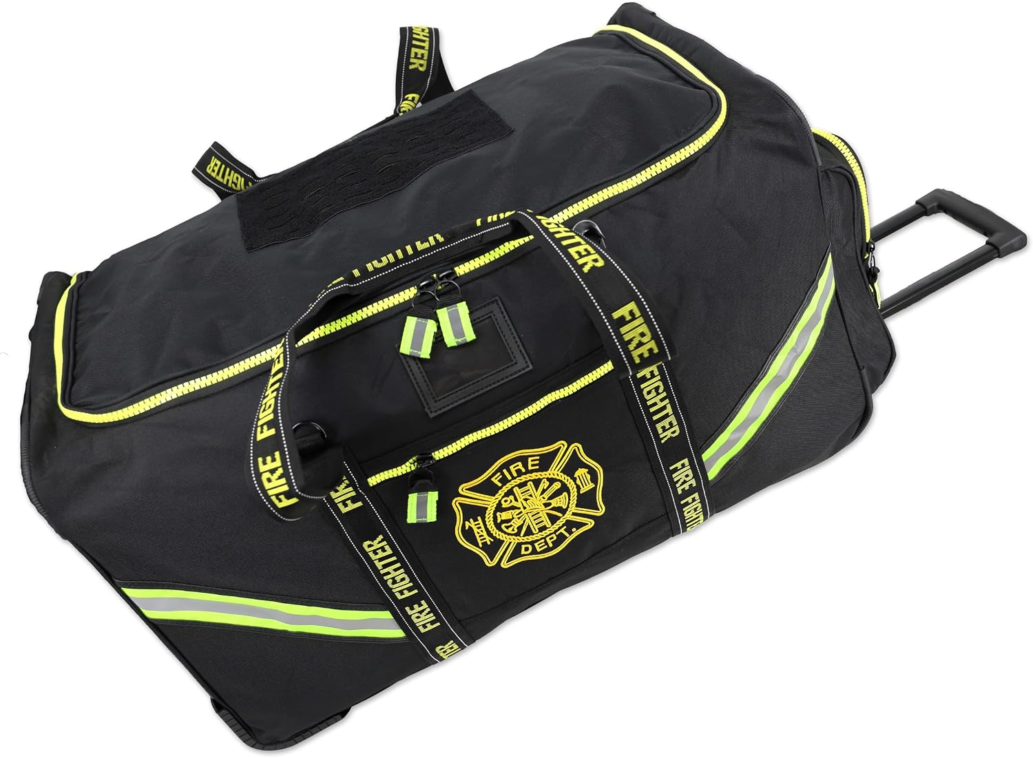 Lightning X Premium Rolling Firefighter Turnout Bunker Gear Bag w/Wheels, Retractable Handle, Fully Molded 3 Colors