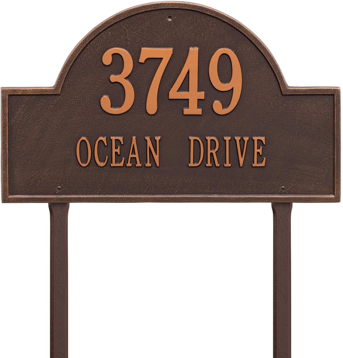 2 Line Estate Arch Marker LAWN Address Plaque 24'L x 14'H