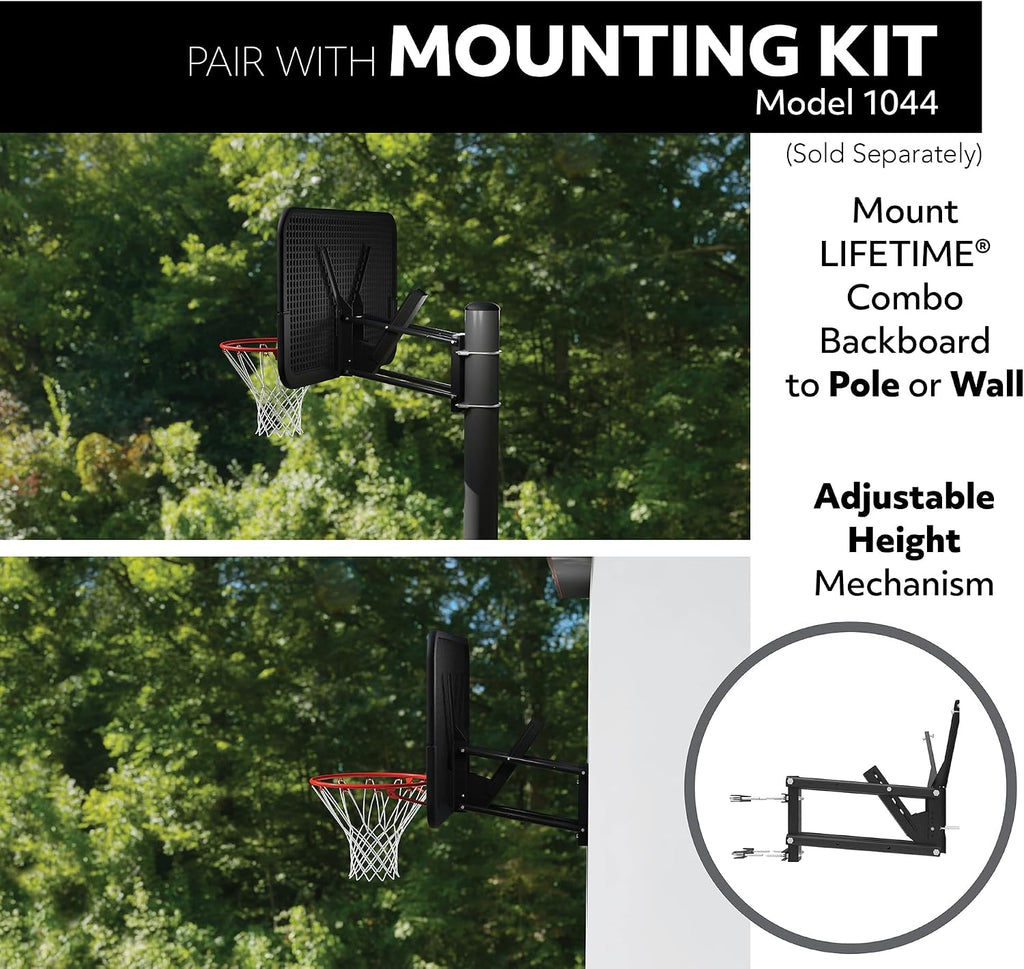 Lifetime 3823 44 in. Backboard Rim Combo