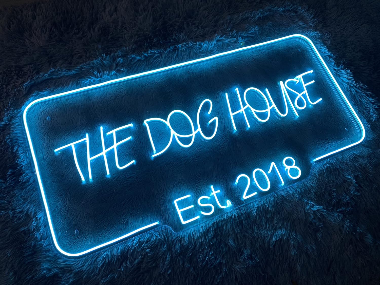 Personalized Neon Bar Sign – Custom Light Up Sign for Home Bar, Lounge, or Man Cave Decor (Rectangle)