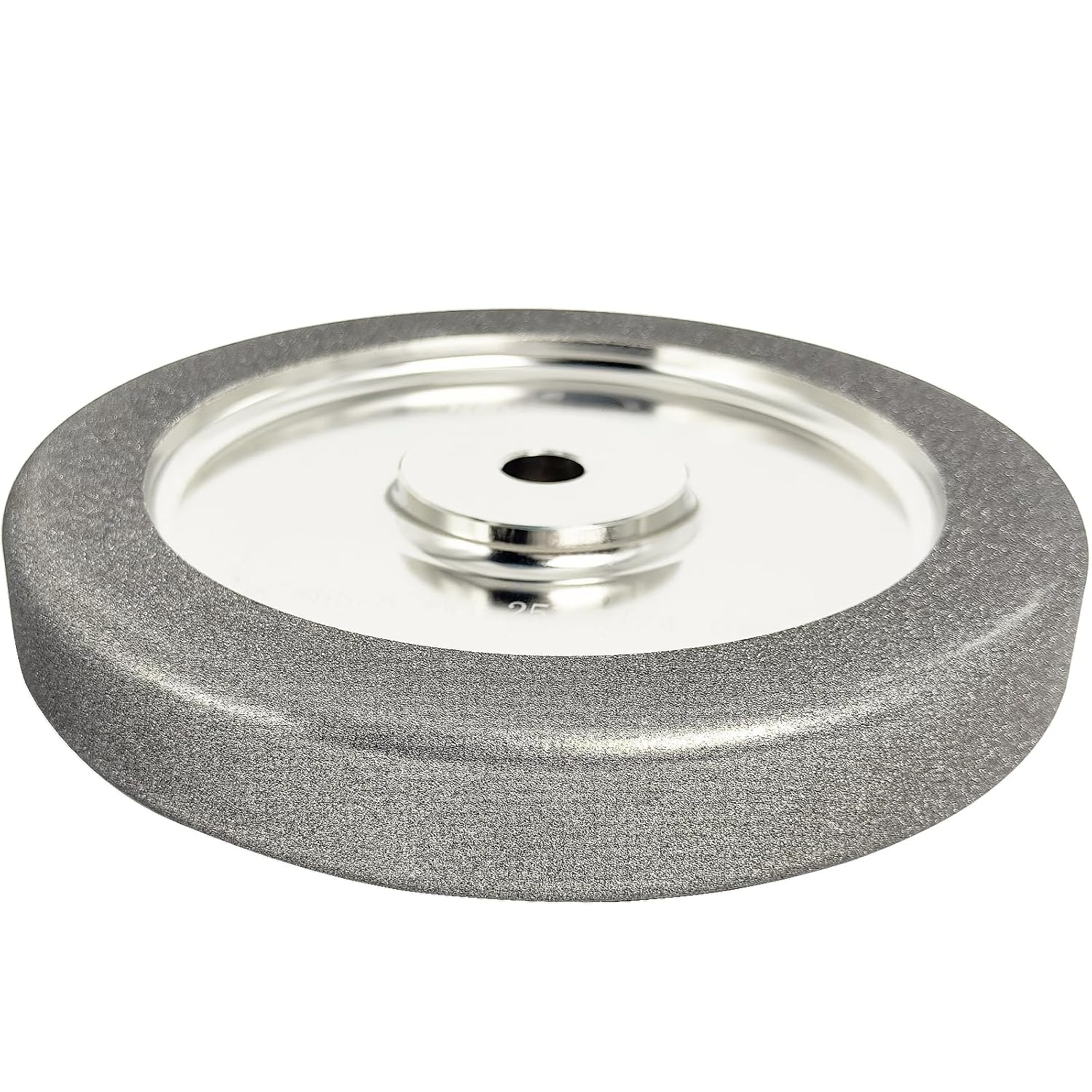 4 in 1 CBN Grinding Wheel 8 inch 180 Grit,1.25' Wide,5/8' Arbor,for Sharpening Woodturning Tools、High Speed Steel Tools (180 Grit)