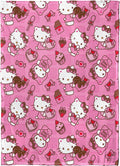 NORTHWEST Hello Kitty Silk Touch Throw Blanket, 50' x 70', Love You Much (Pack of 6)