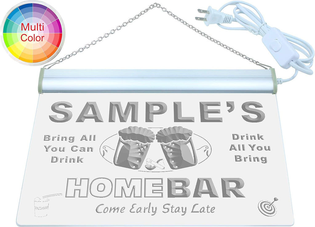 ADVPRO Personalized Your Name Name Personalized Custom Home Bar Beer Multi Color LED Neon Sign 24 x 16 Inches st4s64-p-tm-c