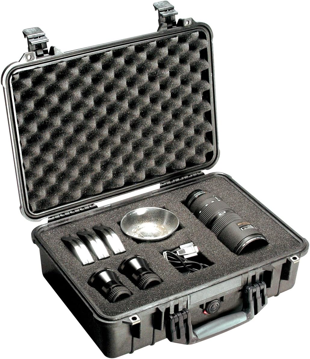 Pelican 1500 Case With Foam (Orange)