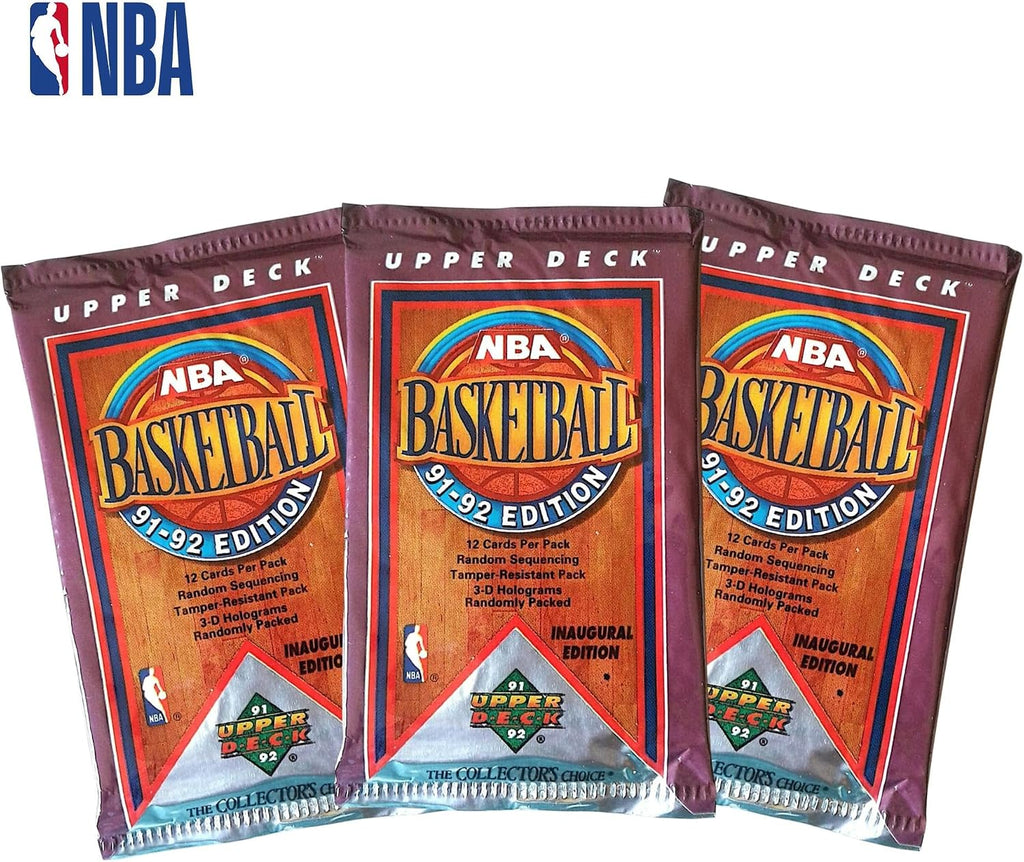 1991-92 Upper Deck NBA Basketball Card Wax Pack Box High Series Find Jerry West