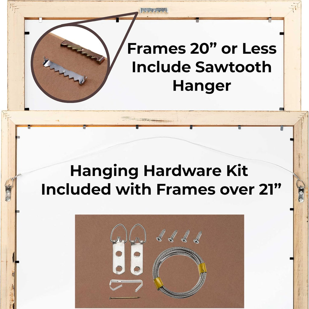 12x36 Shadow Box Black Solid Wood Display Frame with White Acid-Free Backing UV Acrylic & Hanging Hardware - with 3/4' Usable Depth