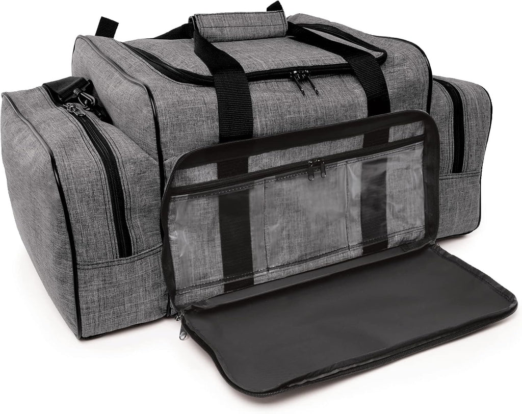 Hopkins Antimicrobial EZ-Open Shoulder Bag: Spacious, Durable & HIPAA-Safe - Ideal for Busy Home Healthcare Nurses and Medical Professionals, 22'W x 15'D x 10'H