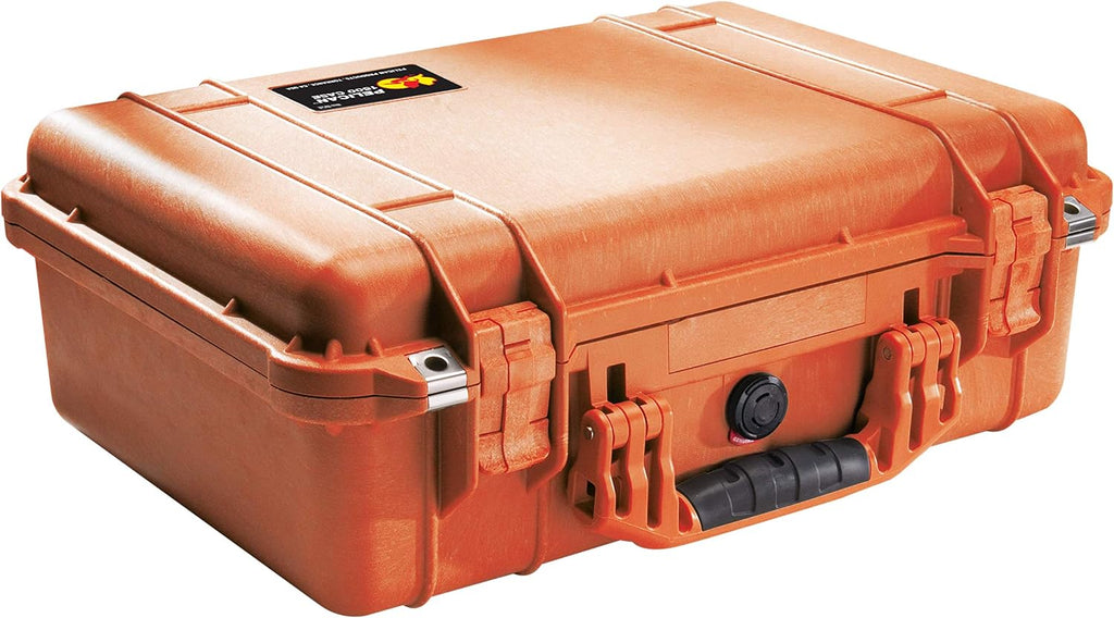 Pelican 1500 Case With Foam (Orange)