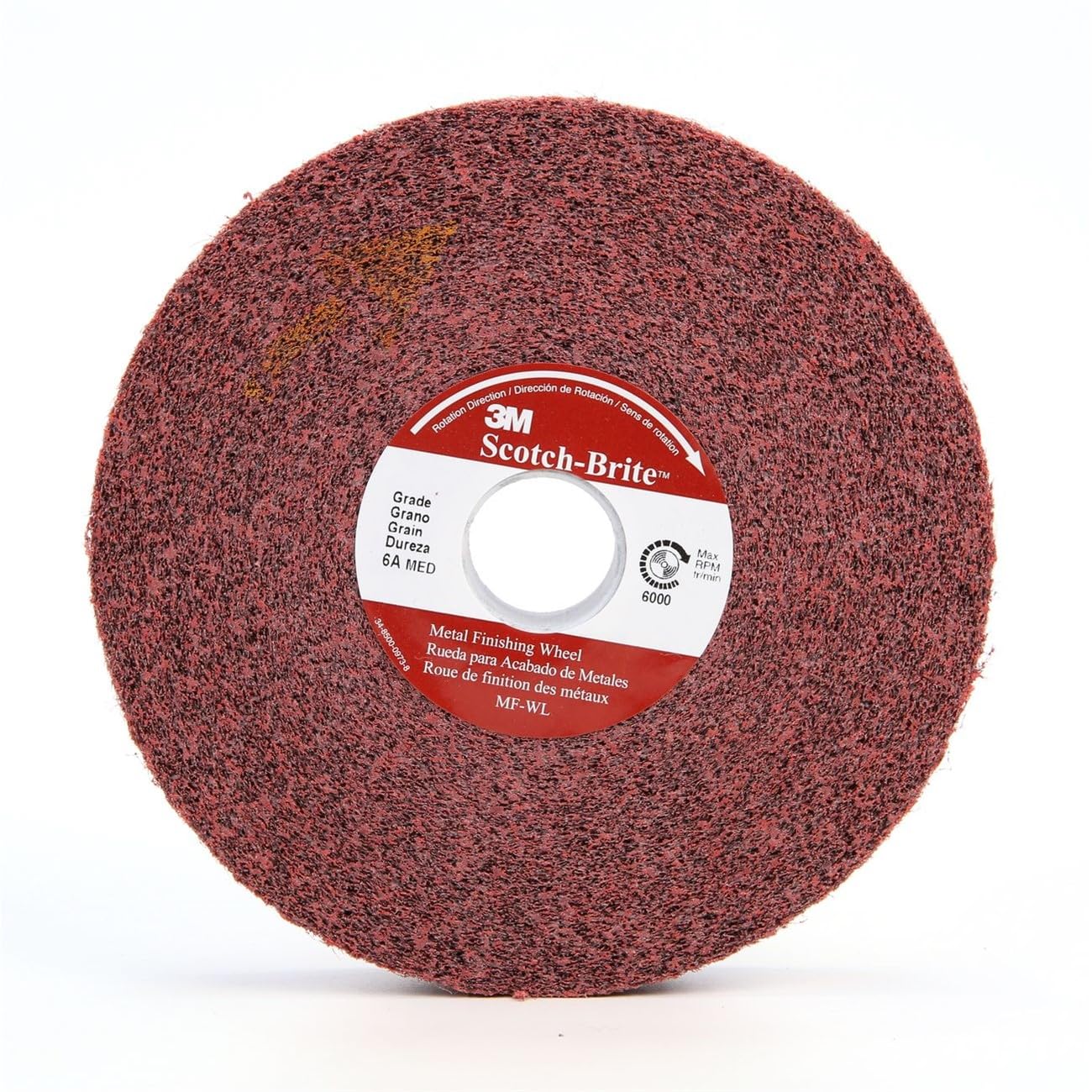 3M SCOTCH-BRITE METAL FINISHING WHEEL, MF-WL, (00048011053912) (4/each)