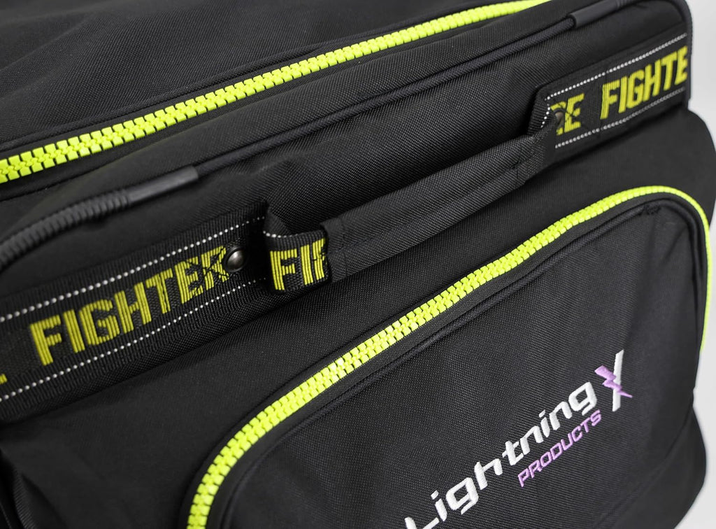Lightning X Premium Rolling Firefighter Turnout Bunker Gear Bag w/Wheels, Retractable Handle, Fully Molded 3 Colors