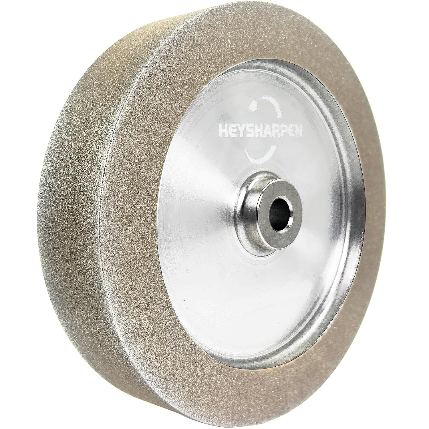 Mega Square CBN Grinding Wheel 6 inch 80&180 Grit,1.5' Wide,1/2' Arbor,1' Down The Side,for Sharpening Woodturning and HSS Tools,Suitable for All Kinds of 6-inch Bench Grinders