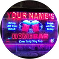 ADVPRO Personalized Your Name Custom Home Bar Beer Est. Year Dual Color LED Neon Sign Blue & Red 24 x 16 Inches st6s64-p-tm-br
