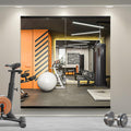 TRAHOME Home Gym Mirror for Wall,48x28x2PCS Full Length,Glass Frameless Body Large Mirror for Home Gym,Workout,Bedroom,Garage(Black)