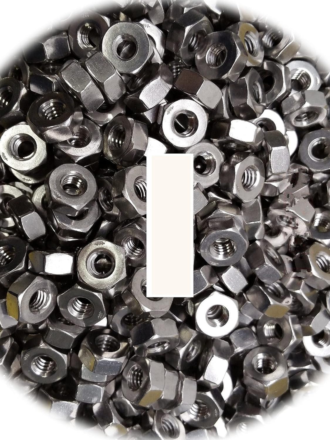 (Qty 250pcs) 1/4-20 Coarse Thread 18-8 Stainless Steel Heavy Hex jam Nuts 1/4x20 UNC Hardware Fastener Kit Set RV7477S