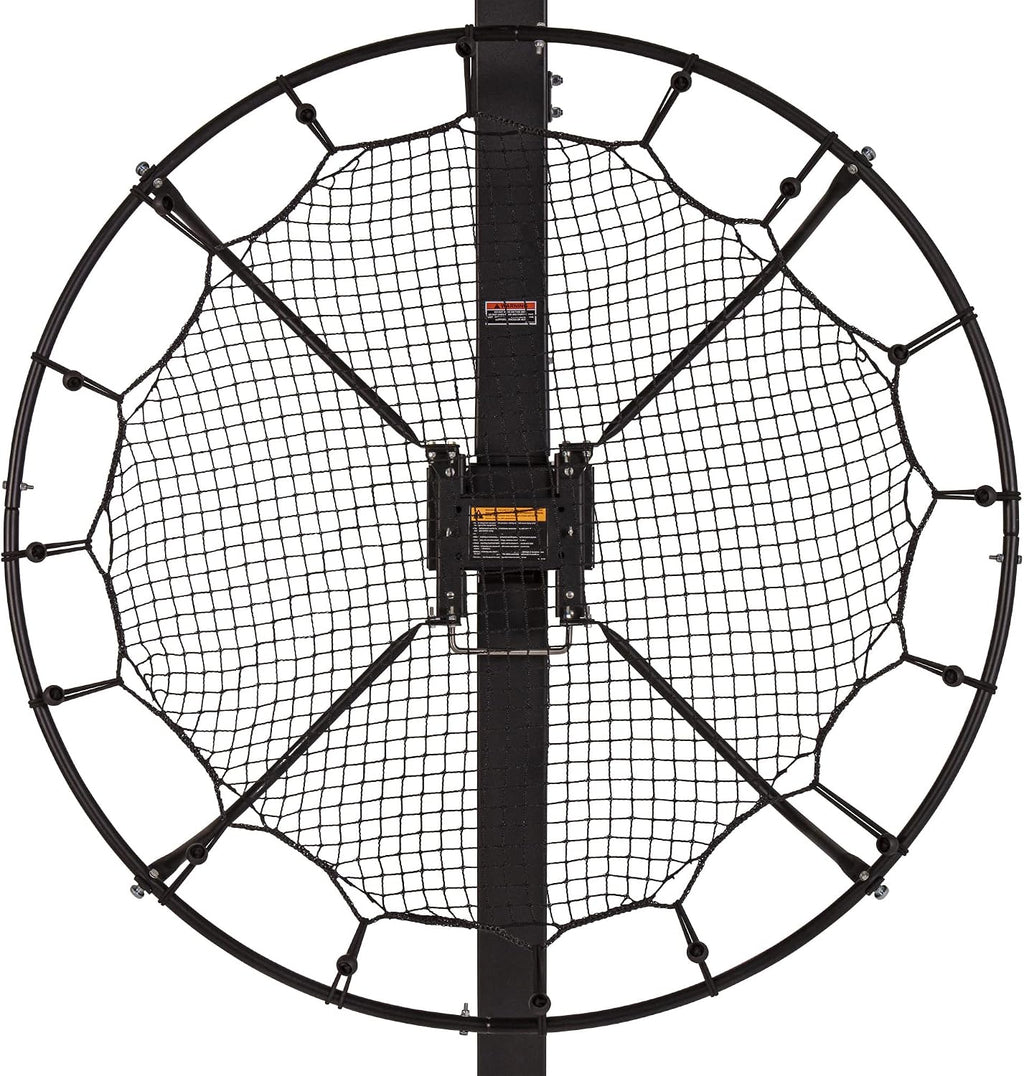 Silverback Multi-Sport Training Rebound Passback Net - Basketball Rebounder - Multisport Rebounder,Black