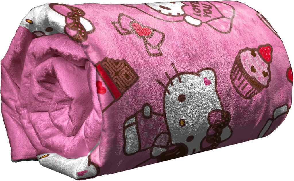 NORTHWEST Hello Kitty Silk Touch Throw Blanket, 50' x 70', Love You Much (Pack of 6)