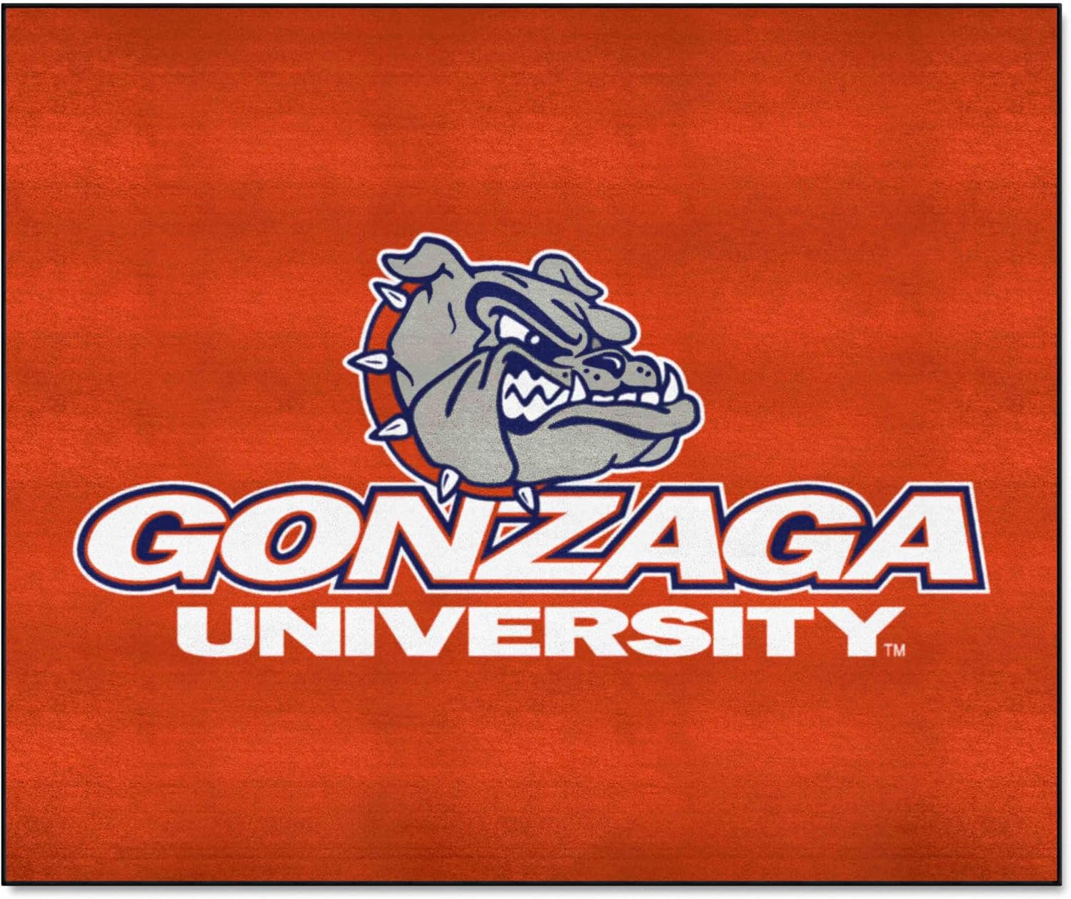 FANMATS 1952 Gonzaga Bulldogs Tailgater Rug - 5ft. x 6ft. Sports Fan Area Rug, Home Decor Rug and Tailgating Mat - Red