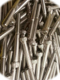 (Qty 100pcs) 1/4-20x2-1/2 Socket Allen Head Cap Screw Stainless Steel 1/4 x 2.5' inch Hardware Fastener Kit Set RV7567S