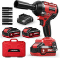 ARCCAPTAIN Cordless Impact Wrench, 1500N.m (1106Ft-lbs) 1/2' High Torque Impact Gun, 15C High-Rate 2x4.0Ah Batteries, 20V Power Impact Driver, Supports Up to 40mm Socket for Heavy Truck/Car/Pickup