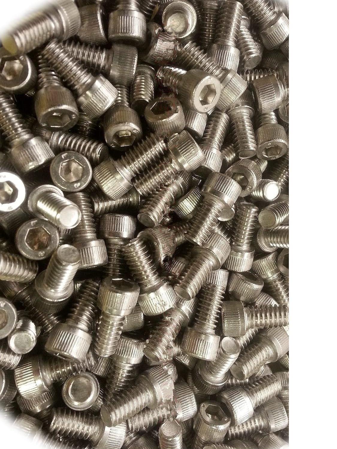 (Qty 500pcs) 1/4-20x1/2 Socket Allen Head Cap Screw Stainless Steel 1/4x20x1/2 Hardware Fastener Kit Set RV7871S
