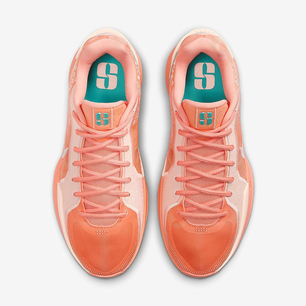 Sabrina 2 Basketball Shoes (FQ2174-801, Apricot Agate/Washed Coral/Washed Teal/Light Bone) Size 6