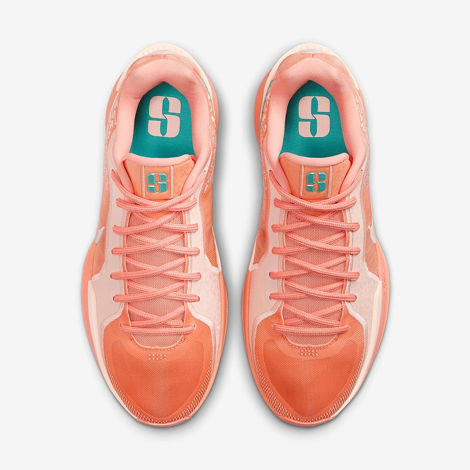 Sabrina 2 Basketball Shoes (FQ2174-801, Apricot Agate/Washed Coral/Washed Teal/Light Bone) Size 8