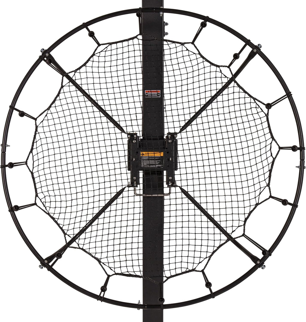 Silverback Multi-Sport Training Rebound Passback Net - Basketball Rebounder - Multisport Rebounder,Black