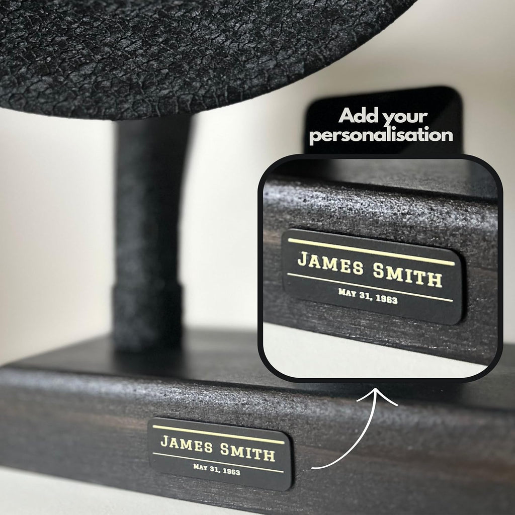 Handmade Acoustic Phone Speaker, Gramophone Phone Amplifier, Vintage Passive Speaker for Home Decor, Office Furniture Gift, Unique Handmade Smart Phone Dock - 17' Dark Walnut & Aged Carbon
