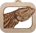 10PK Personalized Bearded Dragon Christmas Ornament, Unique Bearded Dragon Themed Gifts for Reptile Lovers, Exotic Pet Christmas Decorations, Handmade in The USA